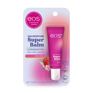 Bálsamo Labial EOS Super Balm Honey Apple – Hidratação 24h com Manteigas Naturais 10ml