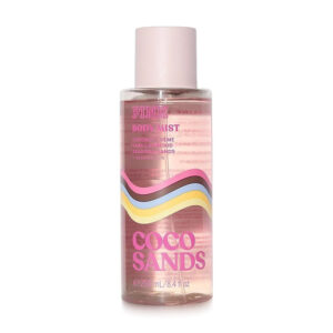 Body Splash Victoria’s Secret PINK Coco Sands 250 ml – Coco Cremoso, Orquídea do Litoral e Areias Tropicais