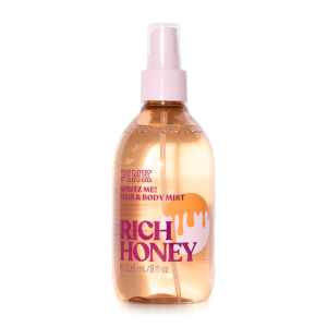 Body Splash Victoria’s Secret PINK Spritz Me! Rich Honey Cabelo e Corpo – Fragrância Doce com Mel Dourado 236ml