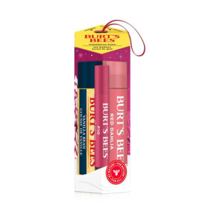 Kit Burt’s Bees Mistletoe Kiss – 3 Hidratantes Labiais Naturais com Cor e Brilho