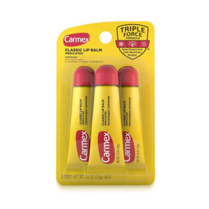 Protetor Labial Carmex Classic – Kit com 3 Tubos Medicated 10g Cada