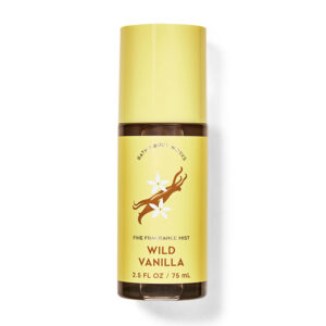 Mini Body Splash Bath & Body Works Wild Vanilla 75mL (Travel Size) – Fragrância Doce de Baunilha