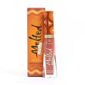 Batom Líquido Too Faced Melted Matte – Pumpkin Spice, Edição Limitada, Longa Duração, Original