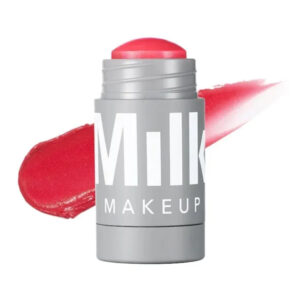 Blush e Batom Milk Makeup Lip + Cheek – Cor Flip (True Red), Multifuncional, Vegano e Clean Beauty