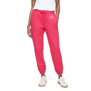 Calça Feminina GAP Logo Joggers - Cor Pink Goiaba - Tamanho M - Fleece Premium