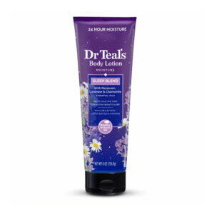 Loção Corporal Hidratante Dr Teal’s Body Lotion Sleep Blend – Hidratação 24h com Melatonina, Lavanda e Camomila (226 g)