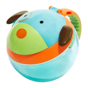 Pote de Lanches Infantil Anti‑Derramamento Cachorrinho - Skip Hop Zoo Snack Cup Dog (222 mL)